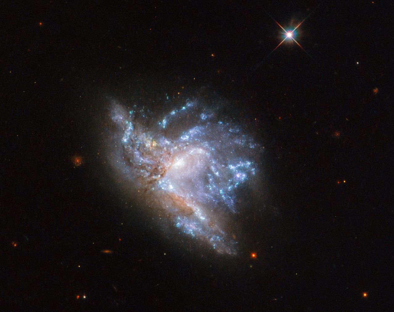 Credit: ESA/Hubble & NASA, A. Adamo et al.